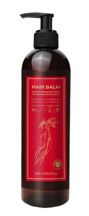 Бальзам для волос с корейским женьшенем и золотом 500 мл в Орле