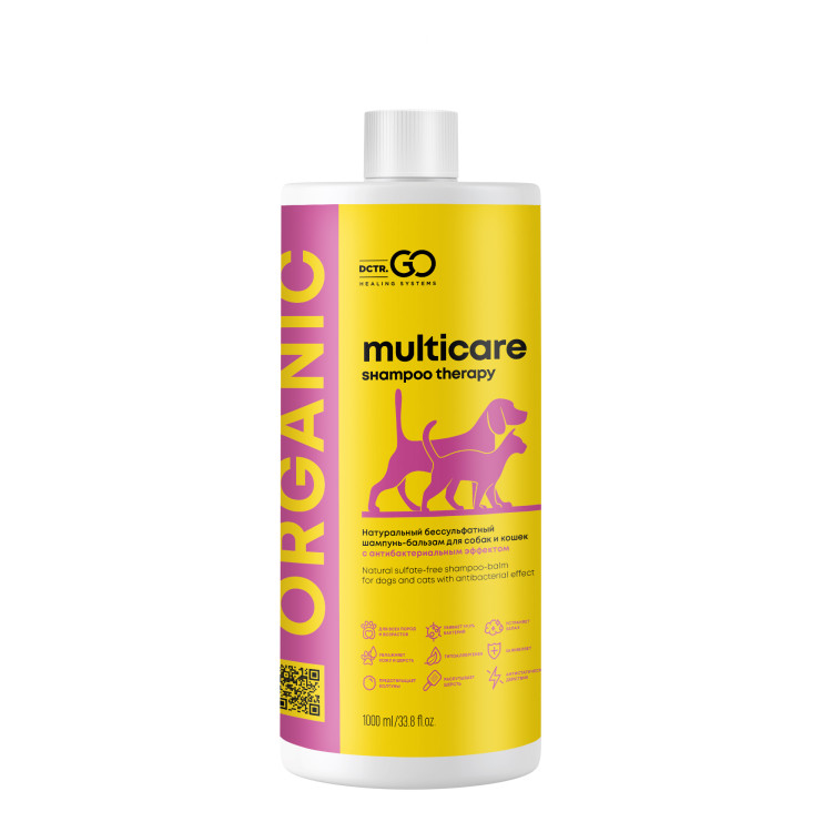 Dctr.Go Шампунь-бальзам для животных Sнampoo Therapy "Мультиуход" 1000 ml в Орле