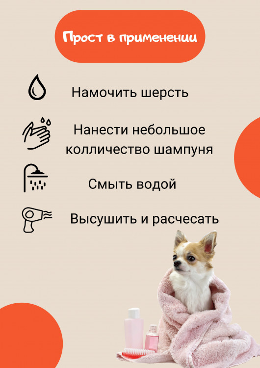 Dctr.Go Шампунь-бальзам для животных  Sнampoo Therapy "Мультиуход" 250 ml в Орле